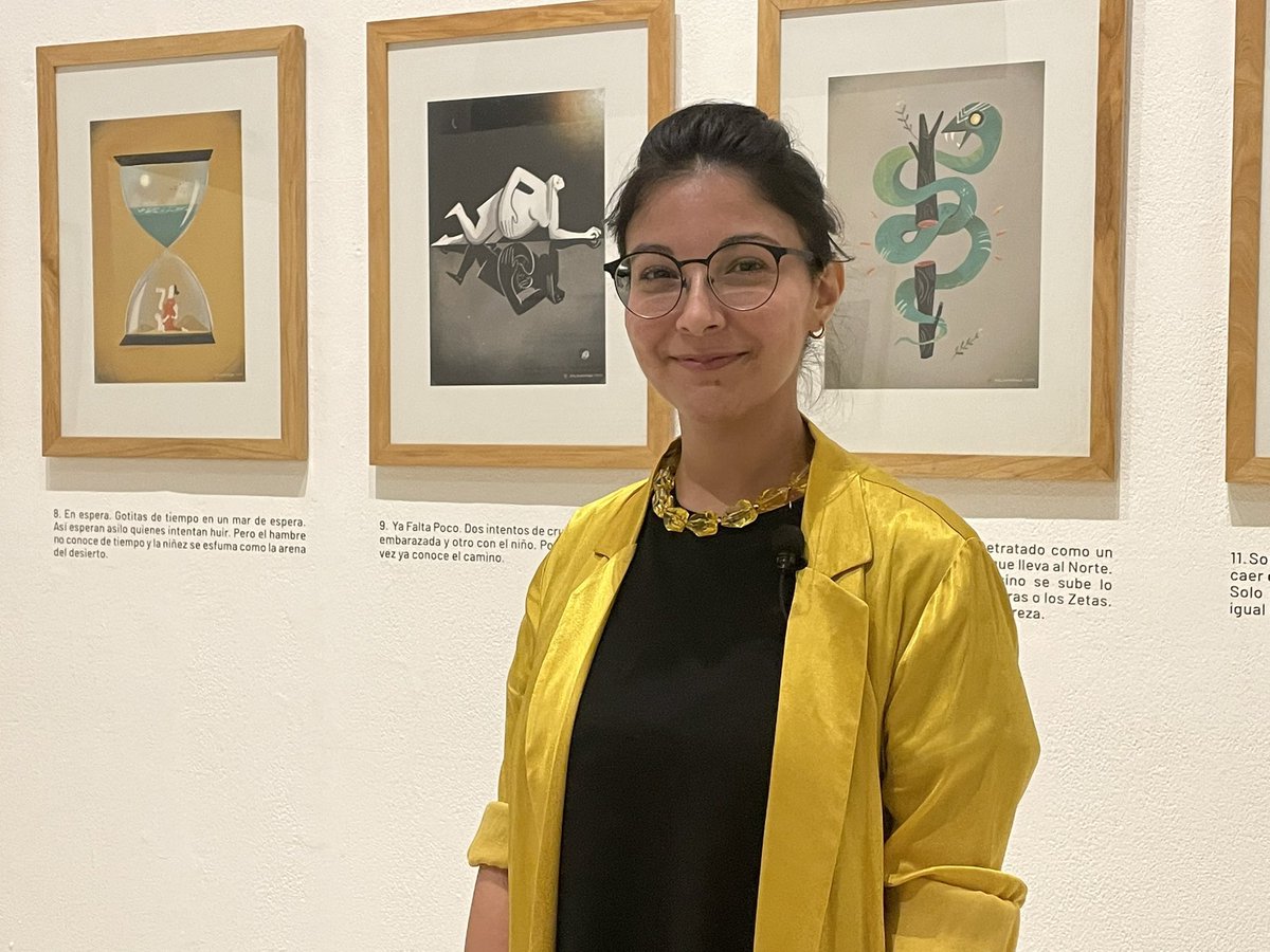 LaMoscaAzulsv's tweet photo. Nos complace anunciar que mañana nos  acompañará @yeahndrea en @Museo_Marte para contarnos sobre su proceso creativo para ilustrar nuestros relatos en el libro #AlabuenadeDios. 

@Cristosal https://t.co/OnMBFKT6FK