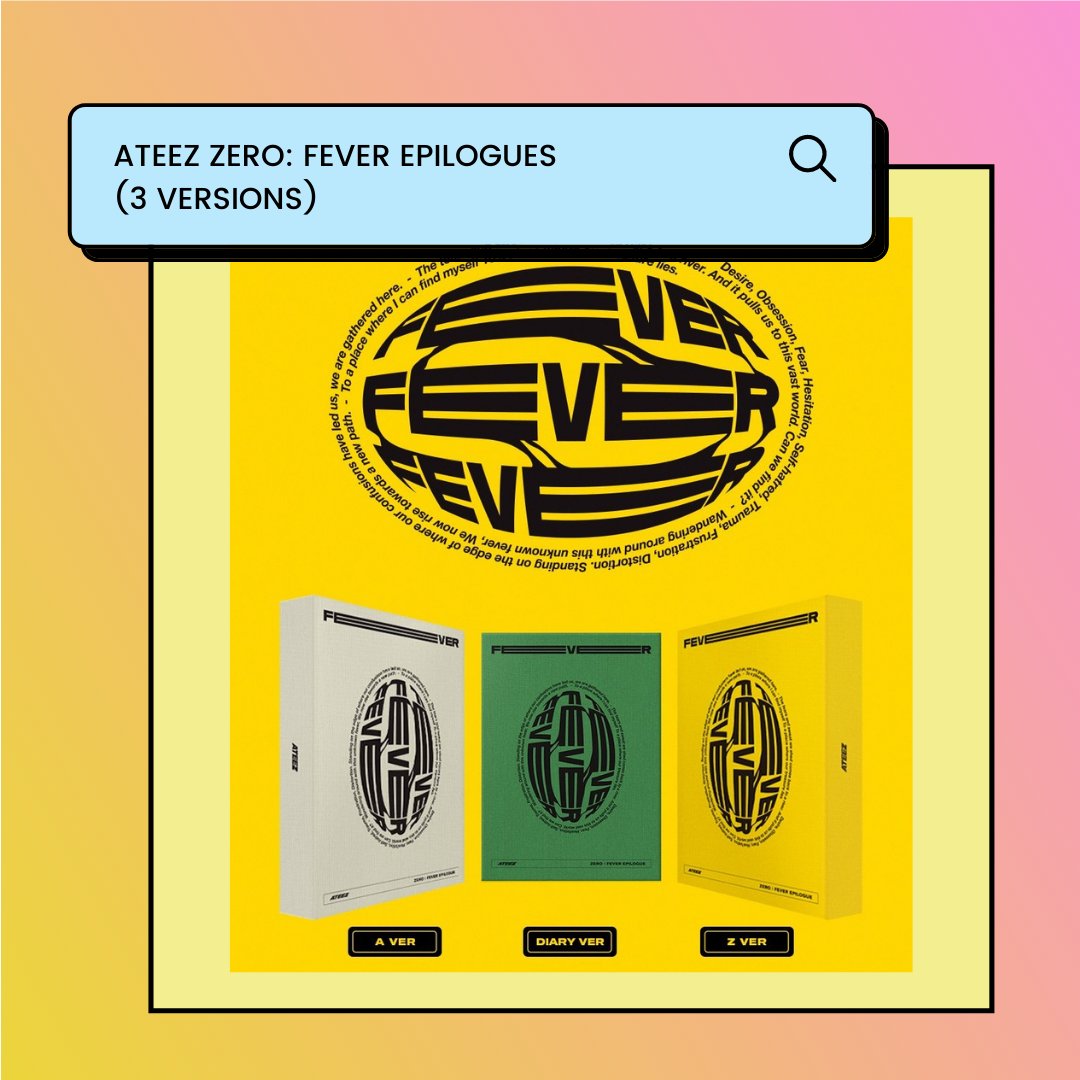 Kbopshop_ph's tweet photo. ATEEZ FEVER: EPILOGUE ALBUM

⭐️ Available in A Ver., Diary Ver., and Z Ver. 
⭐ ₱800 + LSF 
⭐️ Normal ETA (2-4 months)
⭐️ Sealed &amp; Imported from Korea
⭐️ Freebies included 

GET YOURS NOW, DM US FOR ORDER FORM! https://t.co/hJnLOtocCh