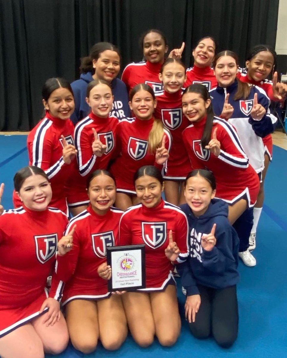 Boys Soccer (at Clovis East JV Tournament) &amp; Cheer (at CIF Invite) also had 1st Place winnings today! Great job Guardians! #WeAreJG
