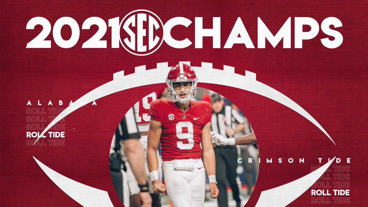 SEC's tweet image. 〖 𝟐𝟎𝟐𝟏 𝐒𝐄𝐂 𝐂𝐇𝐀𝐌𝐏𝐈𝐎𝐍𝐒 〗

@AlabamaFTBL 

#SECChampionship