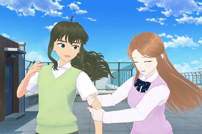 「rooftop smile」 illustration images(Latest)
