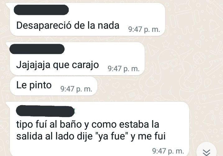 ramardo_'s tweet photo. Ayer un amigo desapareció en el boliche y esta fue su explicacion https://t.co/hbynYL2gHw