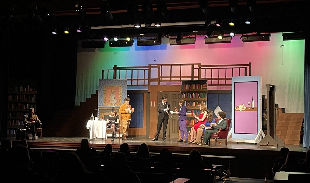 MrsNCote's tweet photo. Having a great time tonight watching the Watertown High School Theatre performance of Clue! https://t.co/LiAvpdHAtA