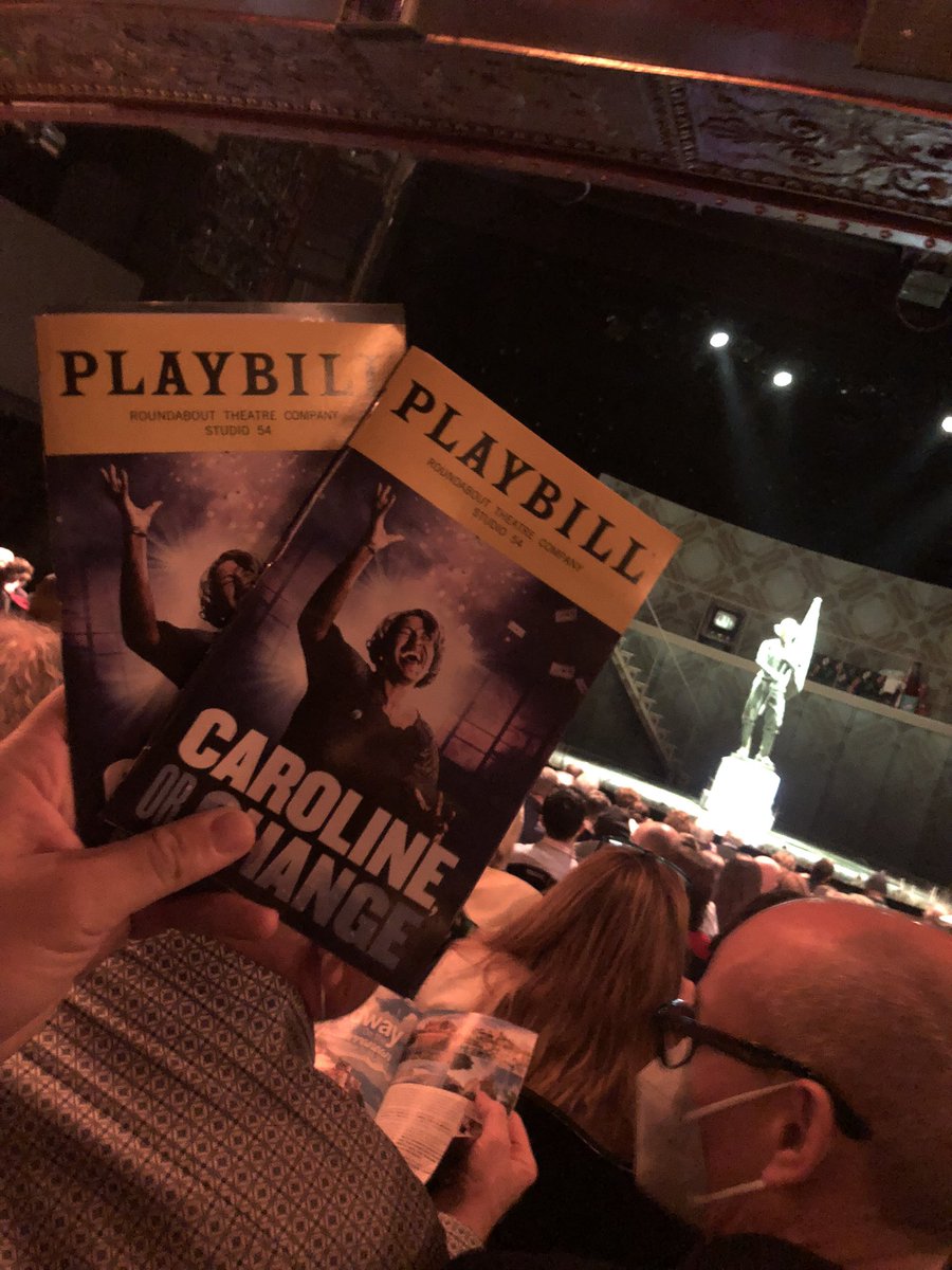 Omg omg omg. Finally seeing #CarolineOrChange thanks to my partner as my #birthday surprise. 🤩😍