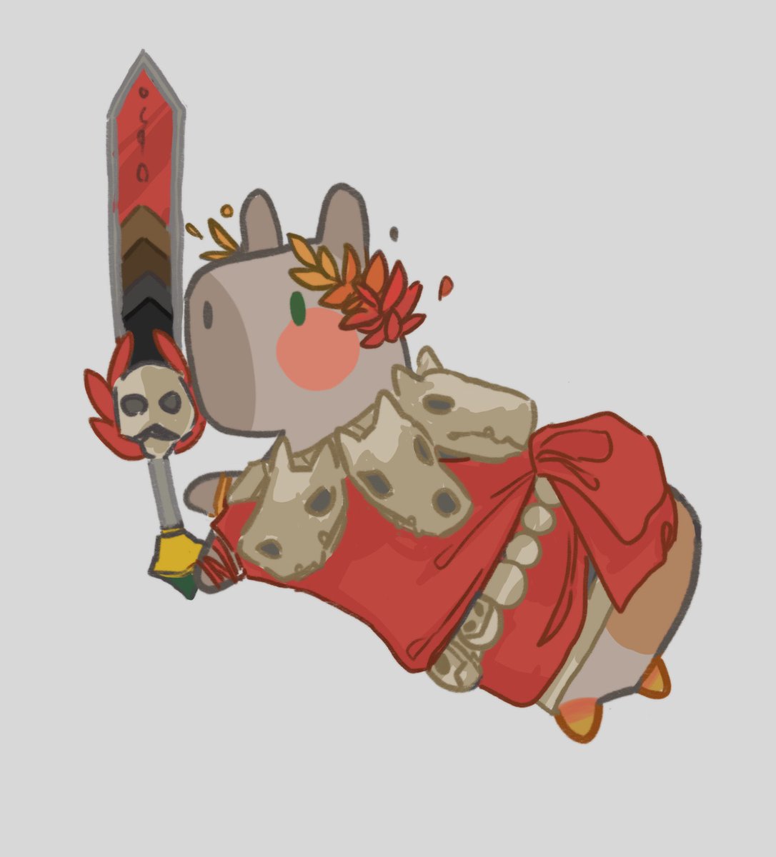 capydoodle's tweet photo. daily capybara #44; guest artist: zagreus capybara https://t.co/VhIhdo20eB