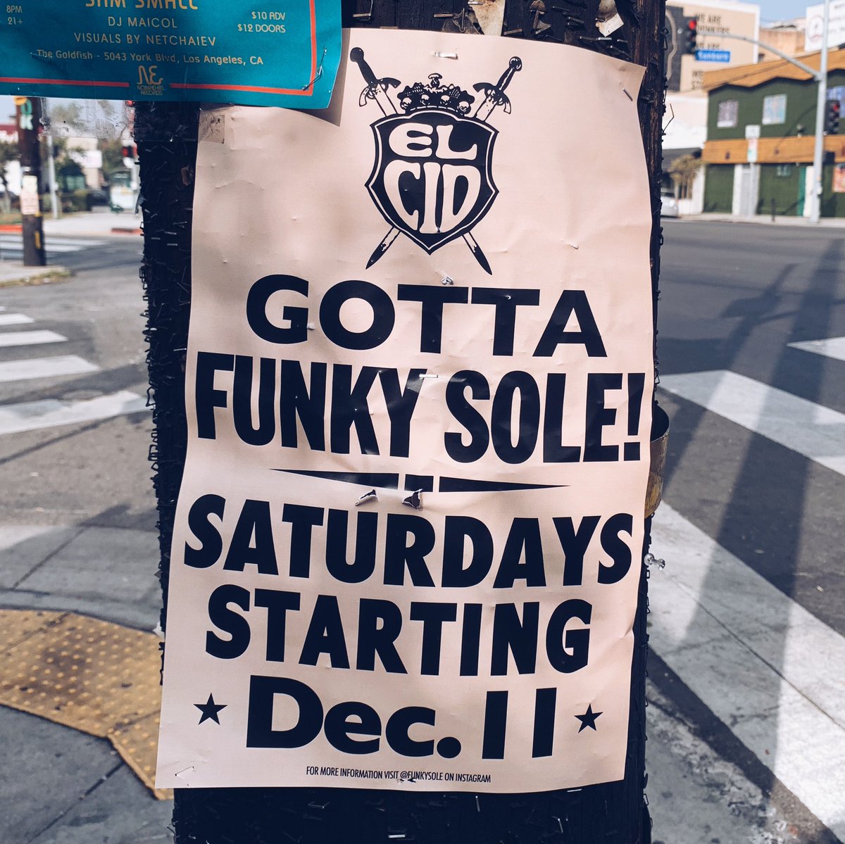 Ow, we need the funk, we gotta have that funk! <a href="/Funky_Sole/">Funky Sole</a> at <a href="/elcidsunset/">El Cid</a> 12/11!! #silverlake