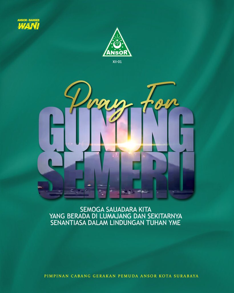 Pray For Gunung Semeru

<a href="/Official_Ansor/">Gerakan Pemuda Ansor</a> <a href="/pwansorjatim/">PW GP Ansor Jatim</a>