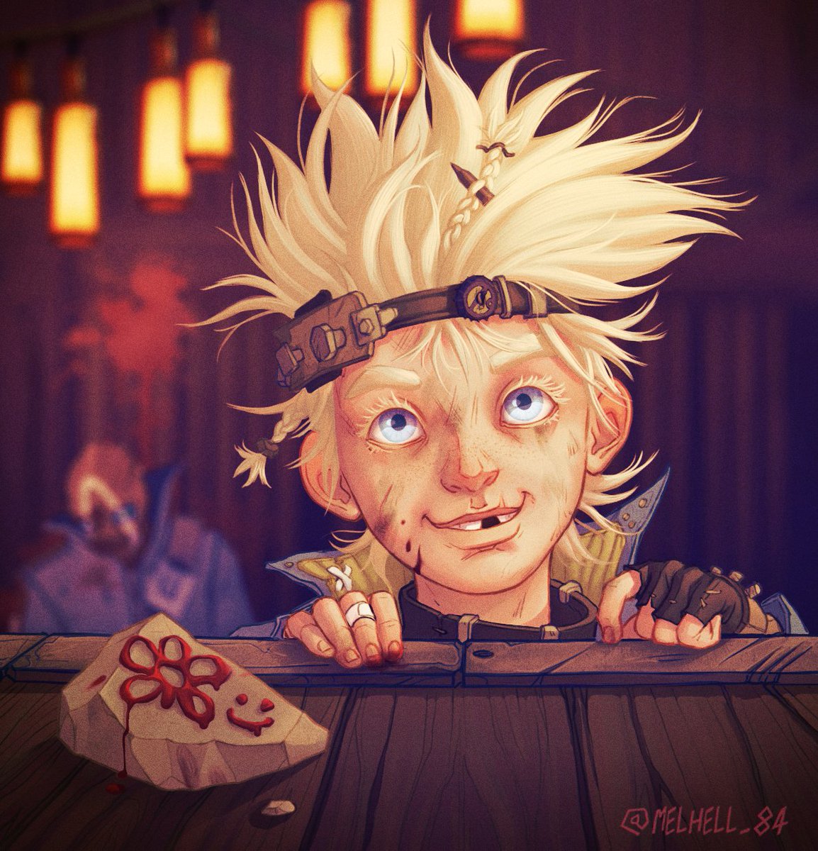 Mama Flynt's little boy💕

He painted that rock just for you, look at it or he'll start screeching.

He uh....could only find red paint.

#Borderlands3 #zaneflynt #zanetheoperative #gore