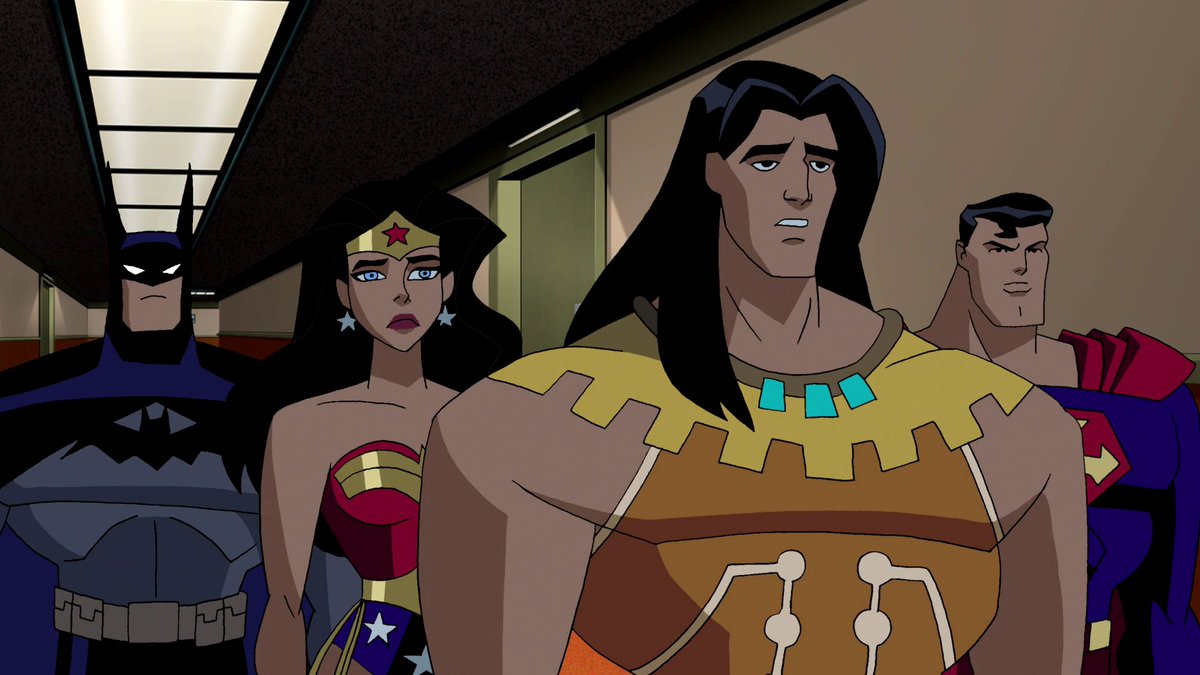 worldsfinest's tweet photo. The Justice League Unlimited episode "Ultimatum" debuted on this day (Dec. 4) in 2004. A fantastic episode with solid writing and animation, it not only features a great Batman/Amanda Waller face-off, but dives further into the 'Cadmus' arc, too! #JusticeLeague #DCAU #JLUnlimited https://t.co/9uYaw1rrHN