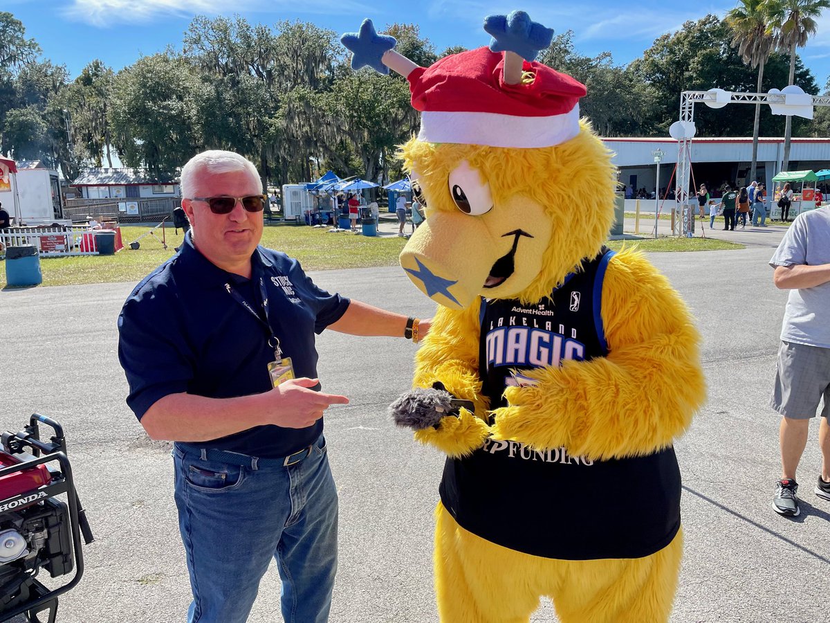 Swish from the @lakelandmagic wants to host our next episode. He has lots of questions for us! 🎤