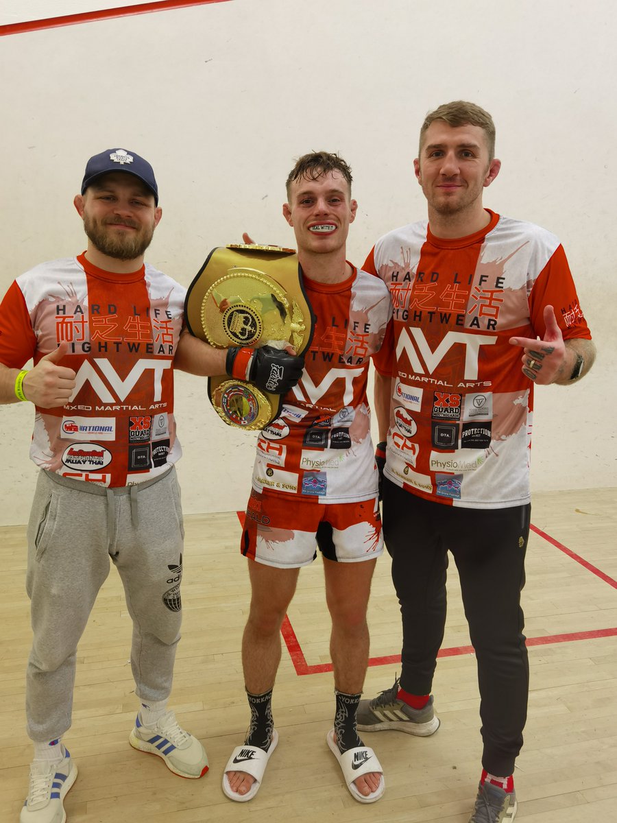 AVTMMA's tweet photo. What a night! With the crowning glory being @ADSamurai winning the first-ever @caged_steel world title in an absolutely epic battle with Bulgaria's Kostadin Enev! Unbelievable stuff, thanks for all of the support!
#ukmma #cagedsteel #avtmma https://t.co/CFvYa5VzcB