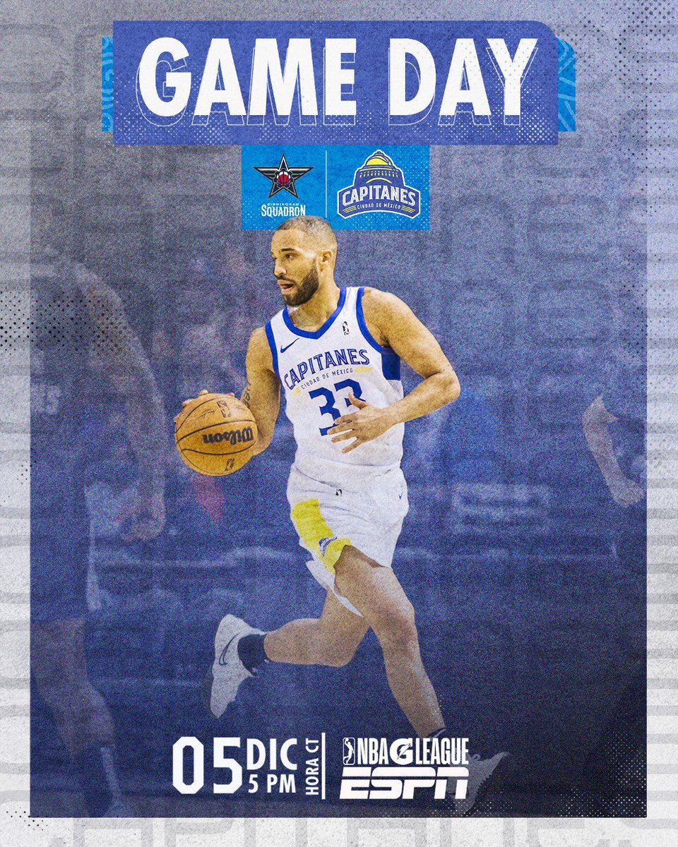 CapitanesCDMX's tweet image. 🏀  •  @GleagueSquadron vs Capitanes 
🏆  • @nbagleague Showcase Cup
 📆  • 5 de diciembre 
🏟  • Legacy Arena
⏰  • 17:00 hrs.
📺  • ESPN, Star+ y NBA G League App