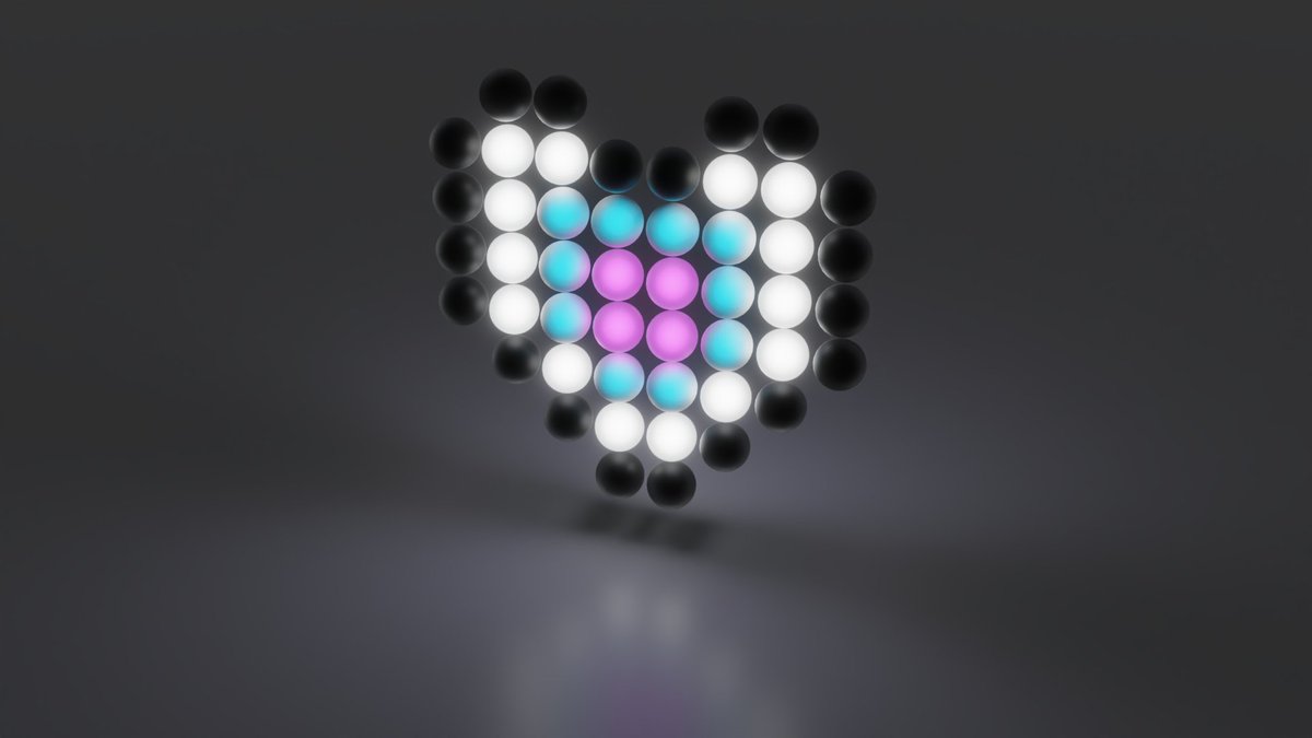 Moonasaur's tweet photo. blender's 3.0 release has pulled me back in to making weird shiny lil things

have a shiny heart~ https://t.co/MIMWCkvoM7
