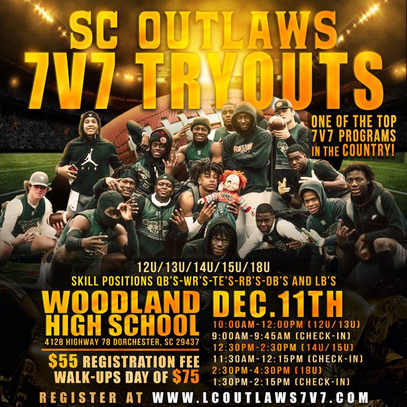 🚨REMINDER🚨
TOMORROW’s (DEC.5th) TRYOUT HAS BEEN MOVED TO NEXT SATURDAY (DEC.11th)… PLEASE BE ON TIME..