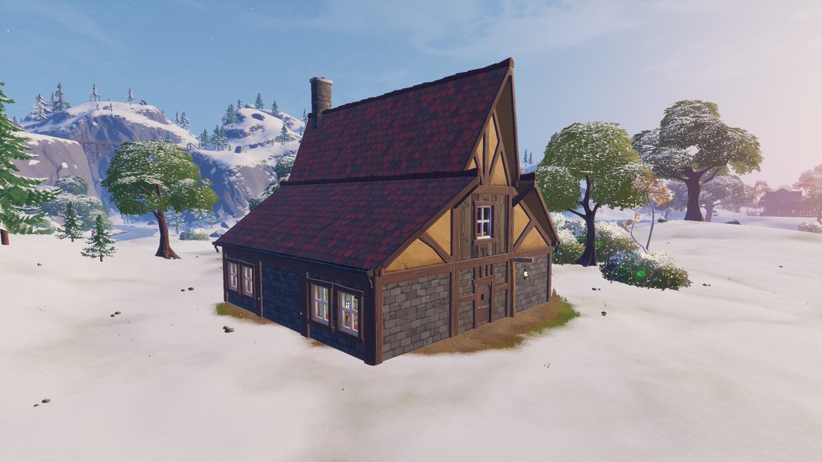 FortniteBR's tweet photo. Crackshot's Cabin will most likely be returning to the Island in Chapter 3. #FortniteFlipped https://t.co/1xBQvRXQeP