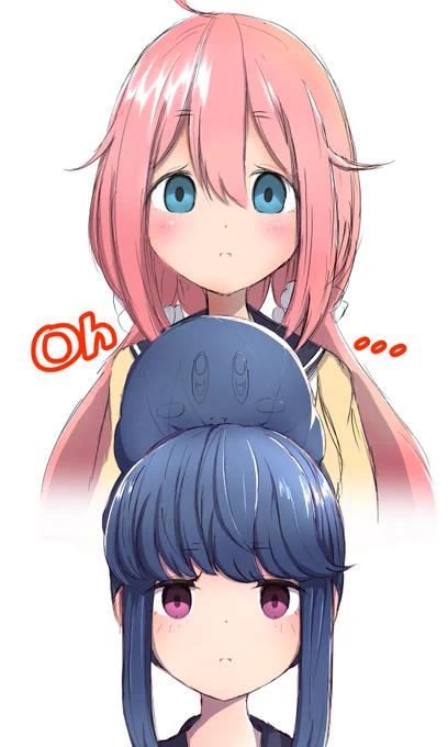 🌟おはようなでりん❗🌟
https://t.co/9ADO6ImT2D  
#ゆるキャン  #ゆるキャンΔ  #Yurucamp  #各務原なでしこ #志摩リン #イラスト #絵柄が好みって人にフォローされたい 