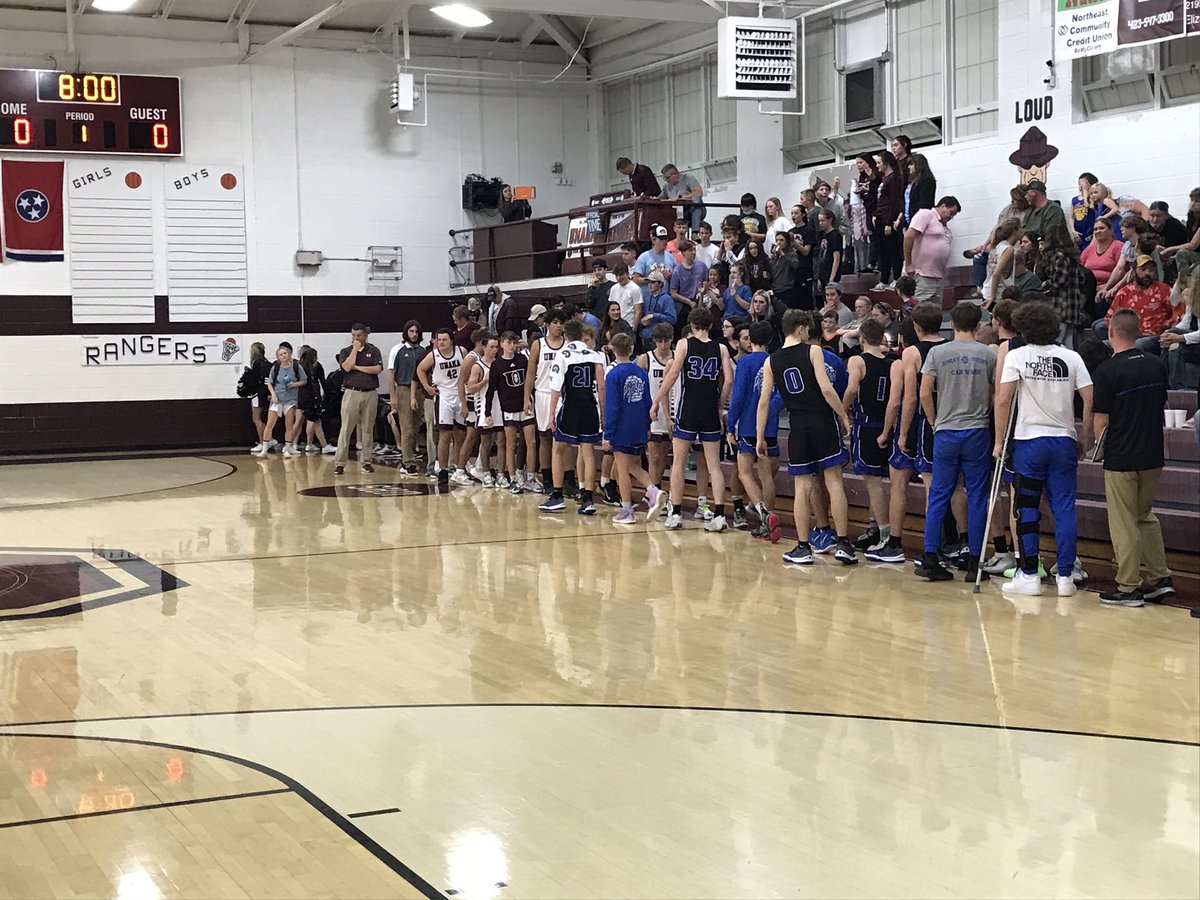 Russell77JT's tweet photo. Blue Devils cruise in overtime and complete the comeback to win 80-70. @lafollettepress https://t.co/V4Pd24hHaI
