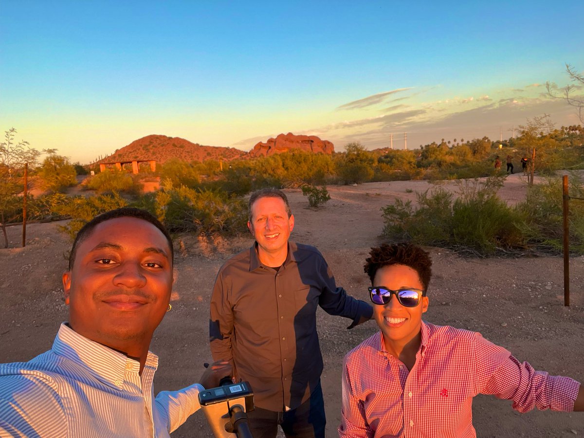 Took an e-scooter ride from Tempe to Scottsdale today with two of my faves @osse2021 @bradlander while attending a @LocalProgress convening. Looking forward to creating more multi-modal infrastructure and protected bike lanes in NYC!