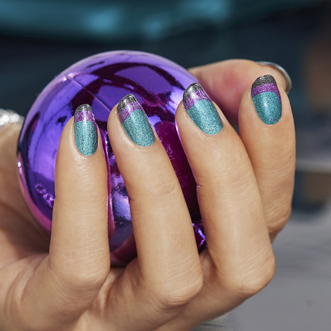 OPI_PRODUCTS's tweet image. Discover a modern DIY French tip design up now on our YouTube channel. Grab three vibrant shades from #OPICelebration and your favorite clean-up brush to complete the look.  Shades: #ReadyFeteGo, #MyColorWheelIsSpinning, &amp;amp; TurnBrightAfterSunset. 

bit.ly/3EqHlWa