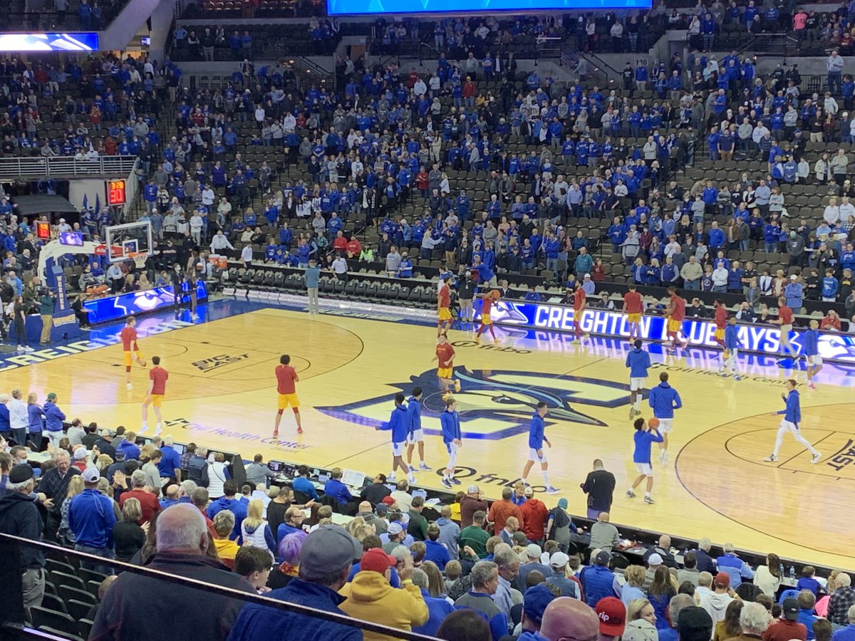 J_Tompsy's tweet photo. Miss being in Ames and able to attend so many Iowa State games.  Excited ⁦@CycloneMBB⁩ came to see us in Omaha.  Let’s get this!!! https://t.co/J8ywAOoNSH
