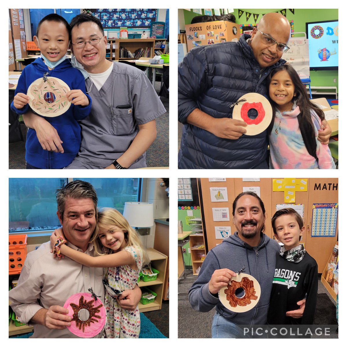 TeamHinzman's tweet photo. Donuts with Dad was such a sweet treat!!! We "do nut" know what we'd do without them! @WGESdragons #BetterTogether https://t.co/CzwHwUW0ZV