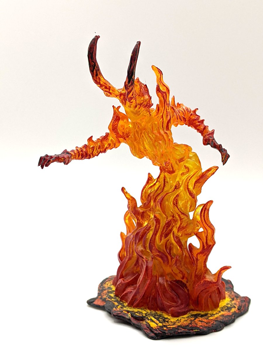 RT @BevedUpRose: Fire Elemental, painted by myself.

#miniaturepainting https://t.co/uHvy0k3bZE