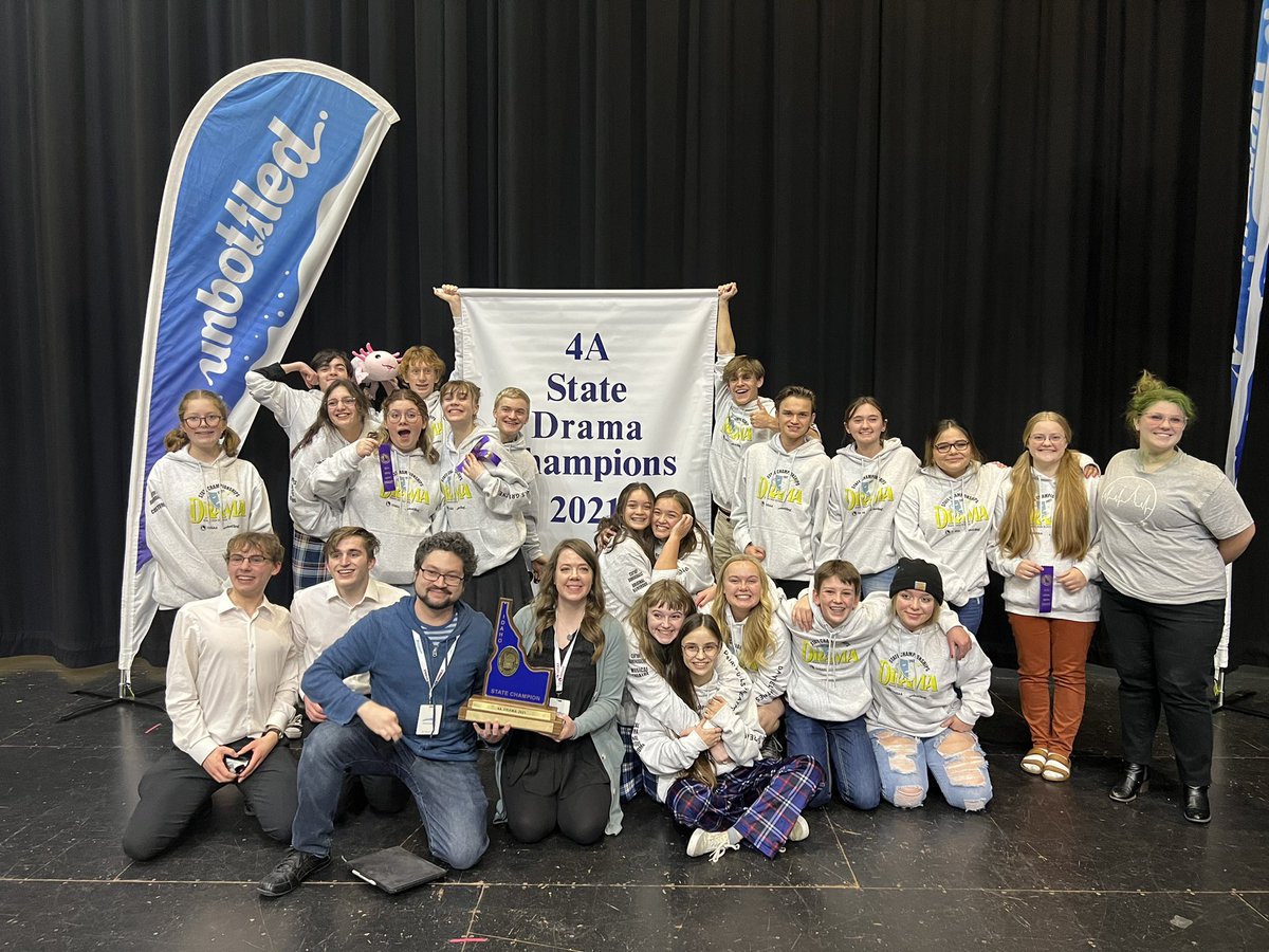 Congratulations to the 2021 4A State Drama Champions - Century High School!