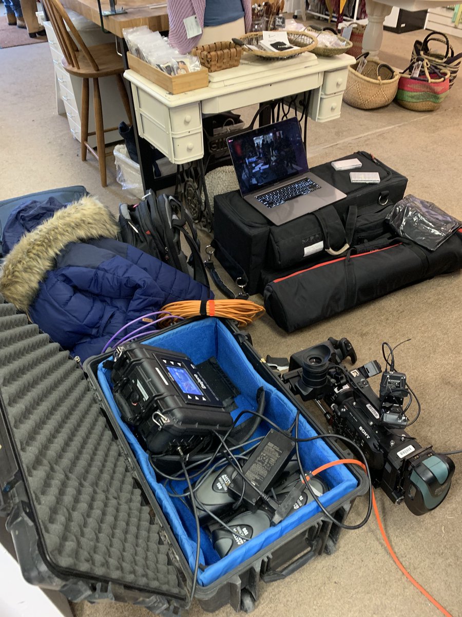 8 hour mobile production at its finest and messiest <a href="/CanadoreCollege/">Canadore College</a> . Thanks for the usage of equipment <a href="/yourtvnorthbay/">yourTV North Bay</a>