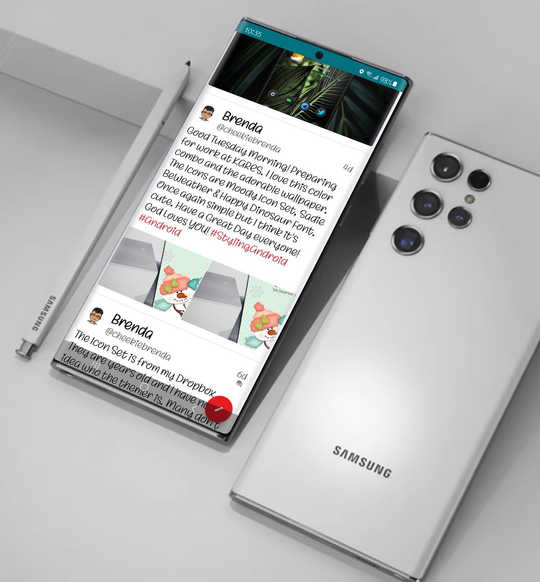 cheekiebrenda's tweet photo. Good Morning! Today's setup features Raining Colors Icon set. Customizing #Android is so much Fun! Do you enjoy customizing your Android device?! Check out my Styling Android Blog for more screenshots and info. #StylingAndroid #UCCW #Talon #GBInsta https://t.co/ThDVjRh7nJ