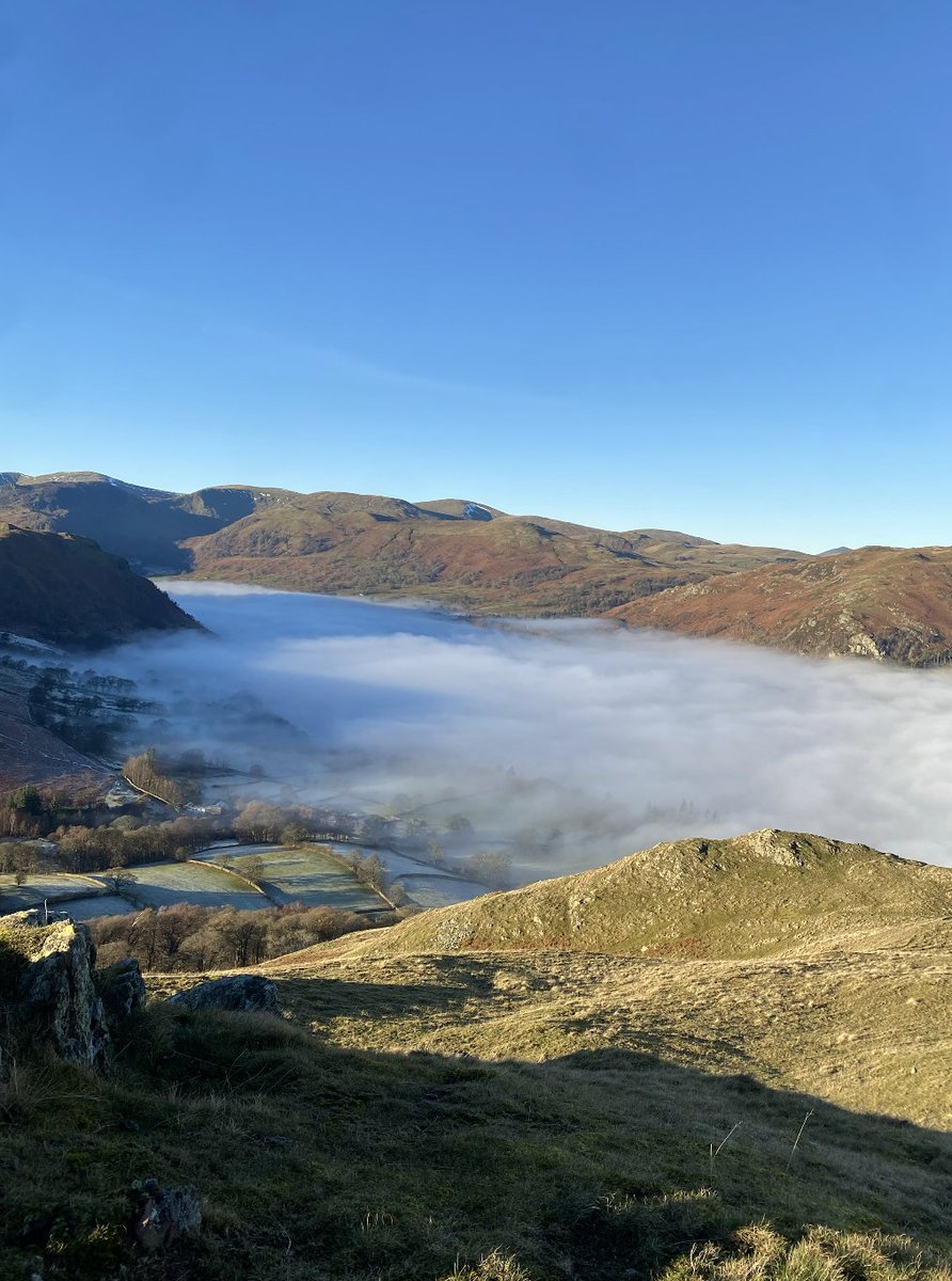 Jack Frost has certainly been visiting us this week ❄️

This weekend we visited the Lakes and had a beautiful walk over Ullswater, which you couldn't see for a sea of clouds. 

Nature is so beautiful!