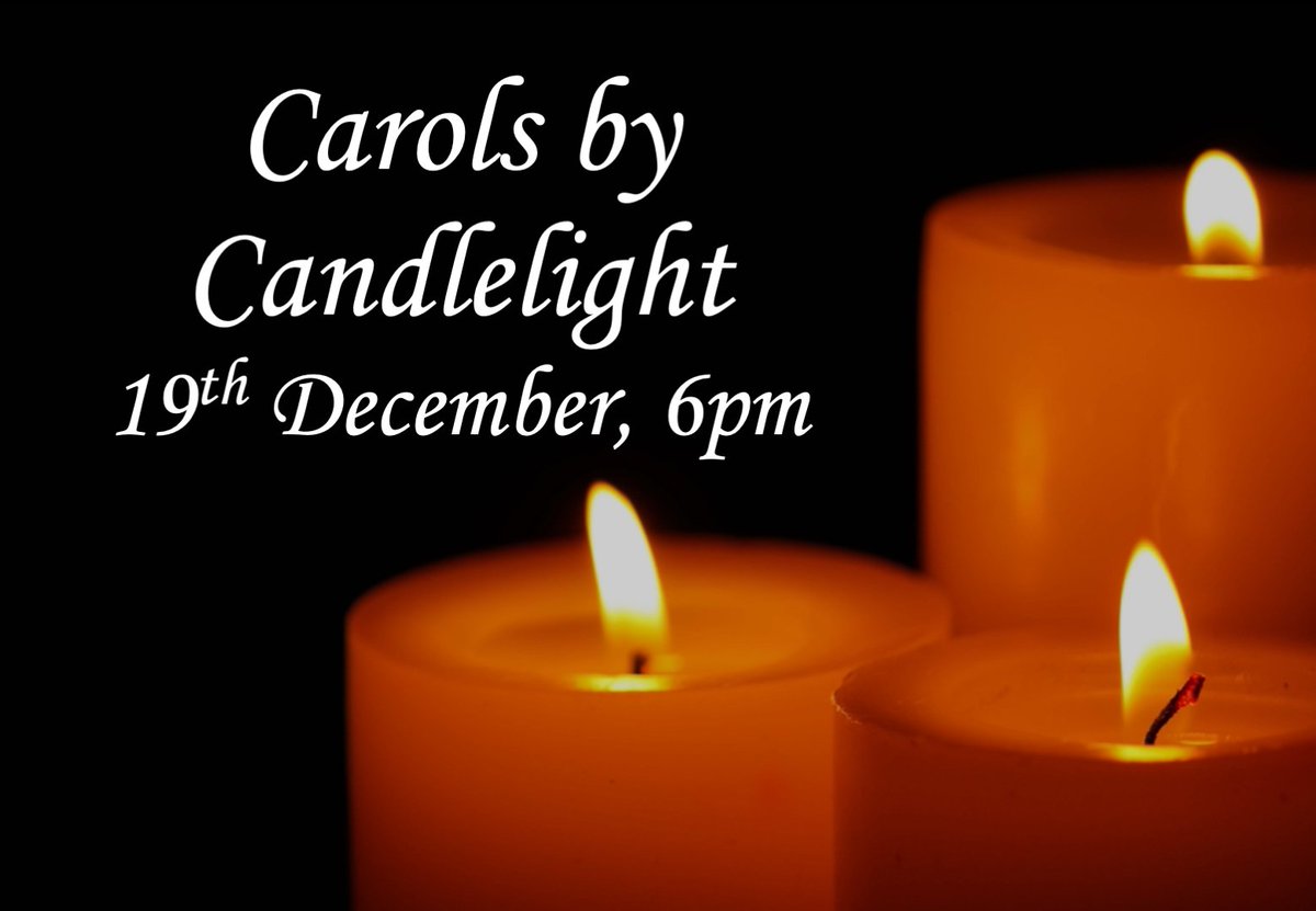 Carols by candlelight – Sunday 19th December at 6pm