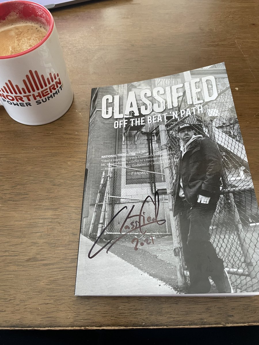 Woke up, brew a pot of ☕️ and read this 📖 cover to cover.  It’s a must have for any fan of <a href="/classified/">Classified</a> or aspiring artist