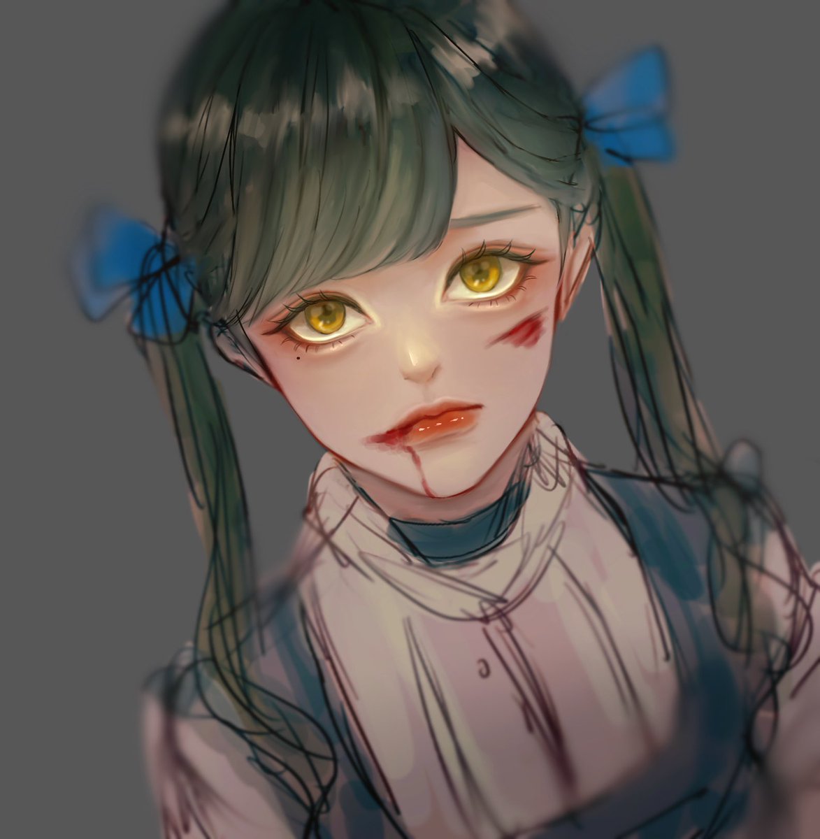 nikki3am's tweet photo. 「🦋」

#イラスト #絵描き #落書き 
#삽화 #일러스트 https://t.co/vc2nHE90jF