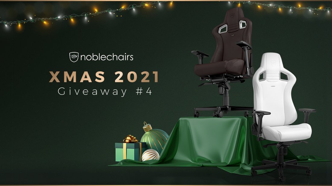 noblechairs's tweet photo. It's really been hell of a #giveaway month! 🔥

To celebrate the last week of this years #XMAS giveaways,
we'll be giving away one #noblechairs #EPIC White and EPIC Java Edition. 

Participate and get that upgrade you've always desired! 🥳🎁
➡ https://t.co/IZjjpWQVzm https://t.co/wMyjjnHZf0