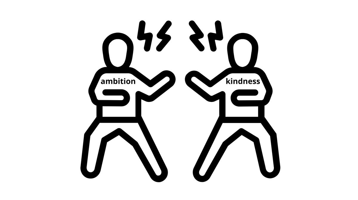 schoolleaderstr's tweet photo. Ambition and kindness need not be enemies.

Just because some people have got ahead by being nasty this does not mean that this is the only way.

When appointing leaders who appear to have a good track record of results, the question should be asked, "At what price to others?" https://t.co/5TadzwtTvM