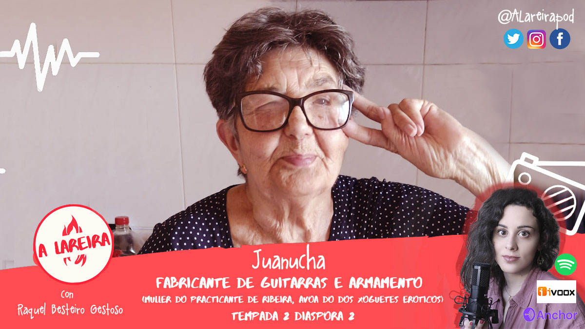 ALareiraPod's tweet image. 🔥Podcastización🔥

Hoxe fai moi boa tarde para quedar na casiña a carón da Lareira escoitando as historias da señora Juanucha
👇👂

🟣 bit.ly/3GCAY2x
🟢spoti.fi/3pRwuyn