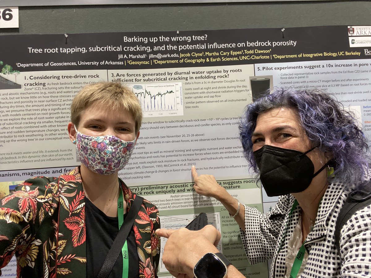 What an awesome first #AGU2021! Feeling so much gratitude for all of the geoscientists in my life and already looking forward to next year! 🥳