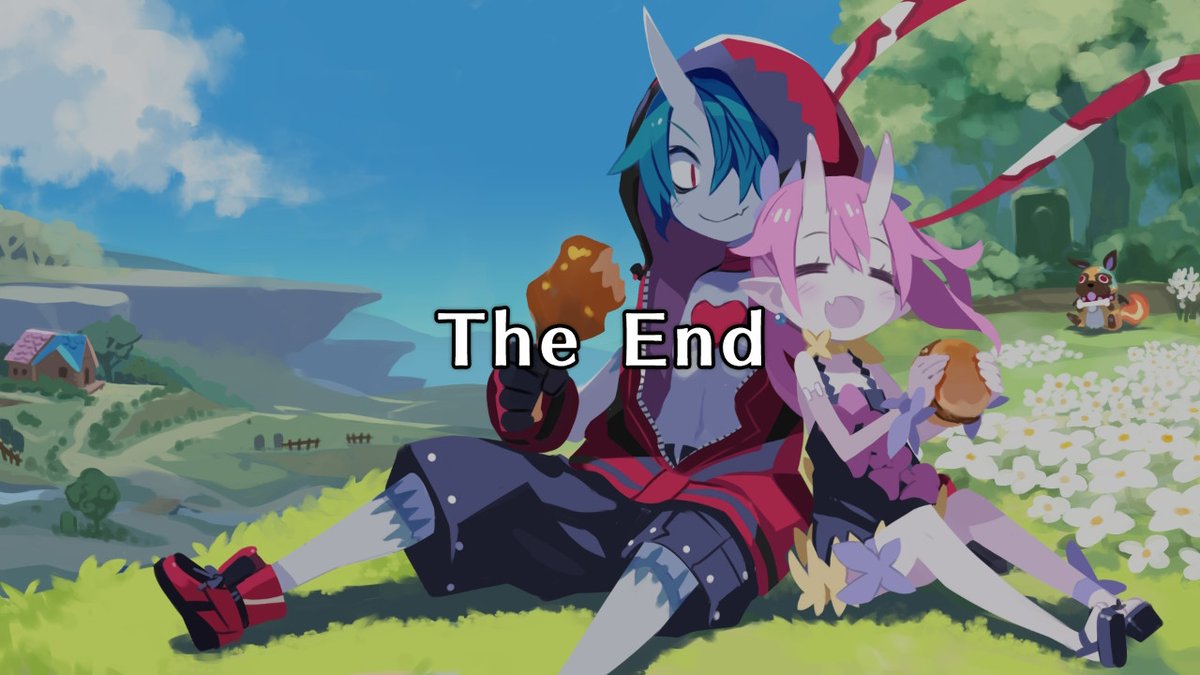 PousaJp's tweet photo. Loved Disgaea 6! Zed and Beiko, best zombie siblings! #disgaea6 #zed #beiko #cerberus #theend #NintendoSwitch https://t.co/RTXL6IubnX