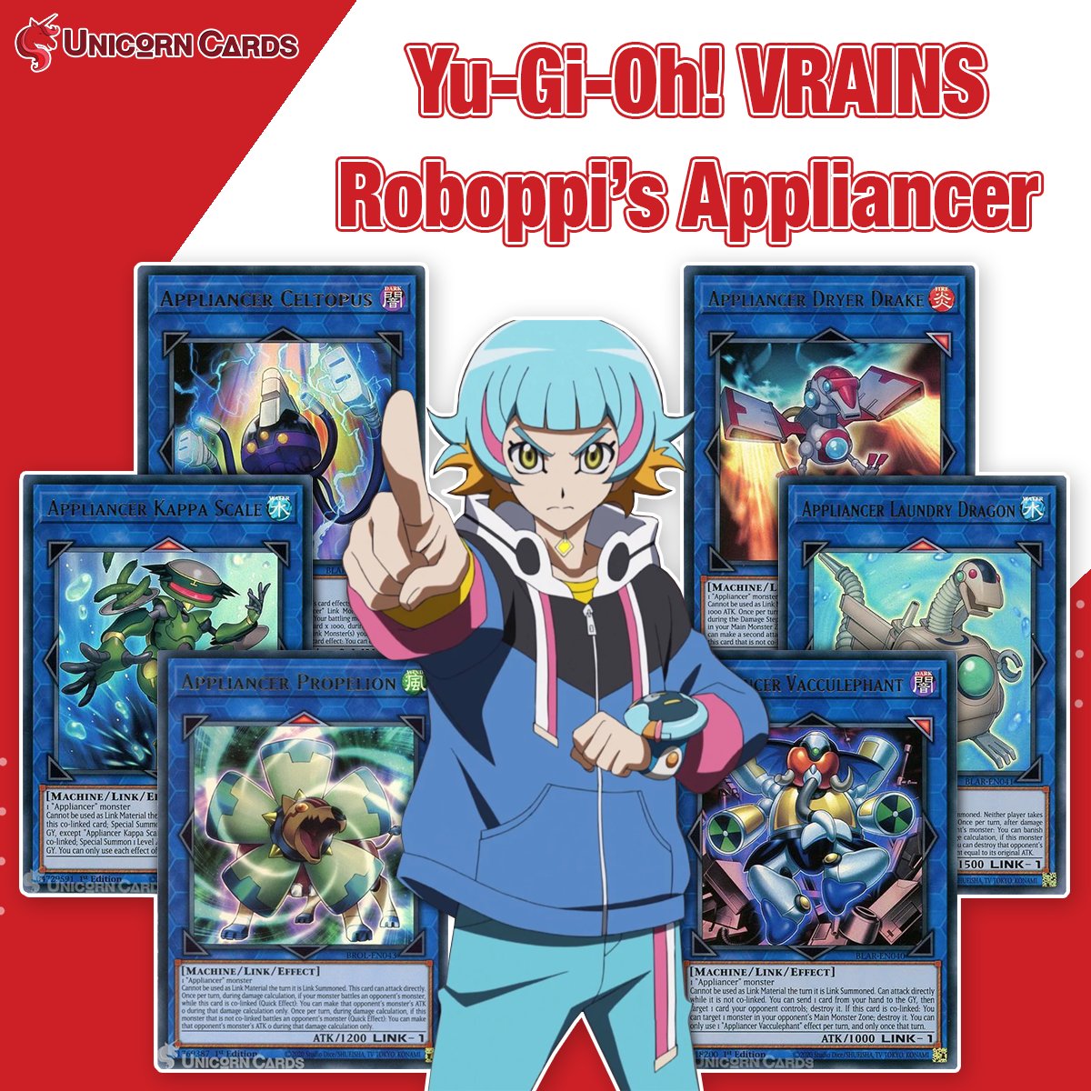 If you want to build Roboppi's "Appliancer" Deck, head to our website  https://t.co/4uWUs9qau5 #YuGiOh #yugiohcards #yugiohcommunity  #yugiohcollection #yugiohcollector # #Appliancer #Roboppi