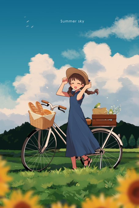 「bicycle standing」 illustration images(Latest)｜3pages