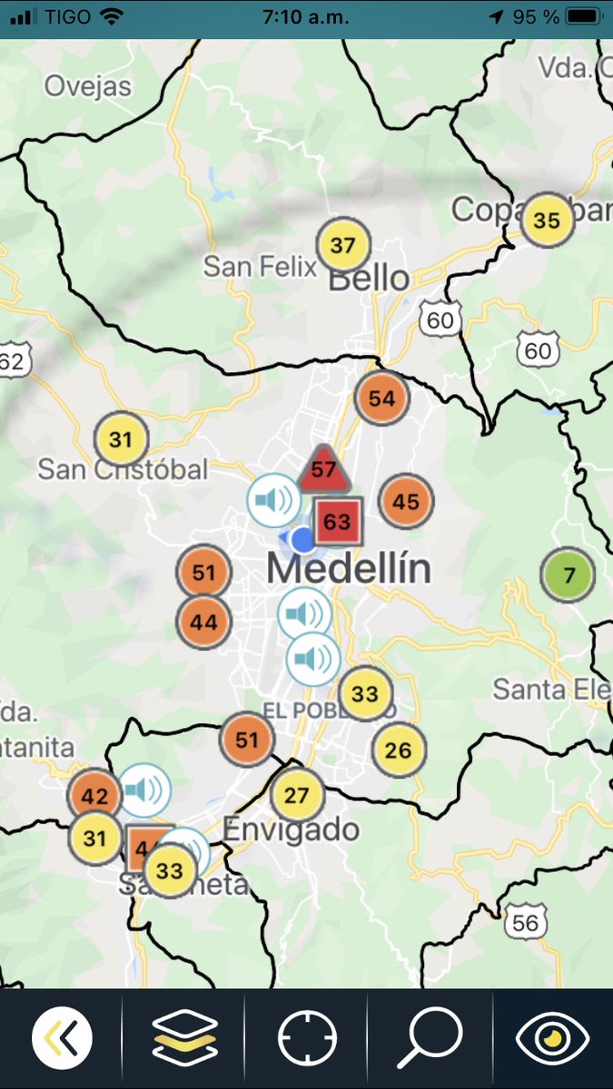 casernaduque's tweet photo. Y qué tal la calidad del aire en Medellín??? Puesss @Areametropol @siatamedellin @soydeituango @elcolombiano @jdpalacioc https://t.co/OXczBFaii0