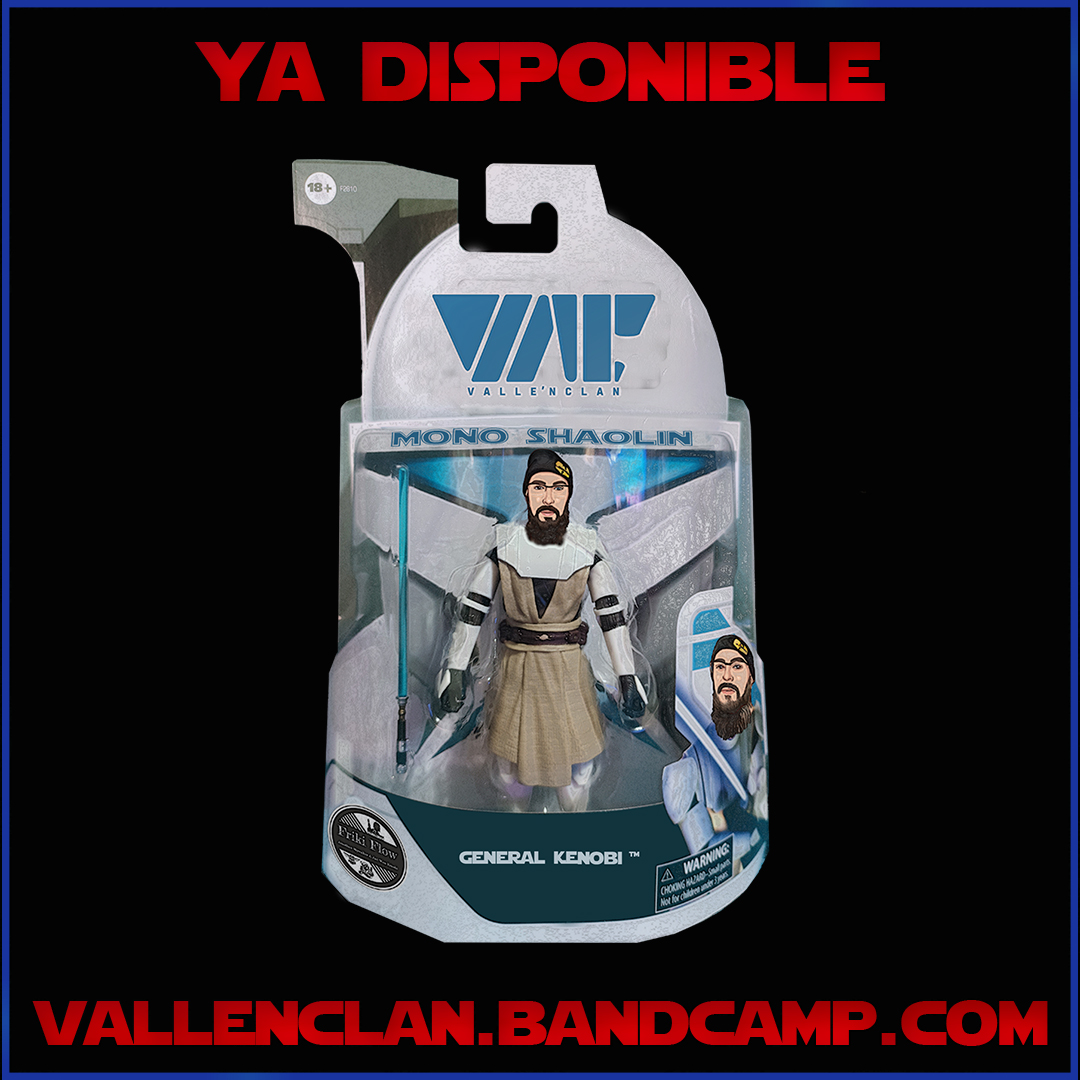 valle_n_clan's tweet photo. Mono Shaolín se embarca en un nuevo viaje sonoro por una Galaxia muy muy lejana para concluir su ascenso a General Kenobi. @MonoShao 
Descarga gratis en: https://t.co/ZoN6D6WYlS

#monoshao #generalkenobi #vallenclan #vnc #hiphop #rap #rapcanario #tenerife #starwars #hasbro https://t.co/75Quavvofb