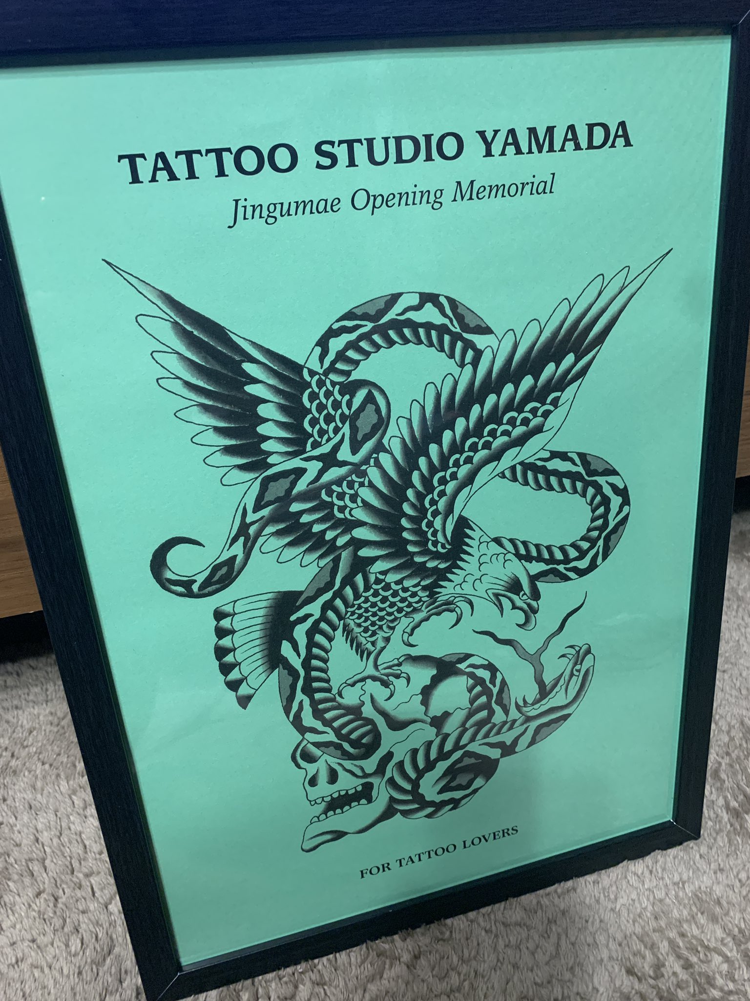 タトゥースタジオヤマダ tattoo Flash poster-