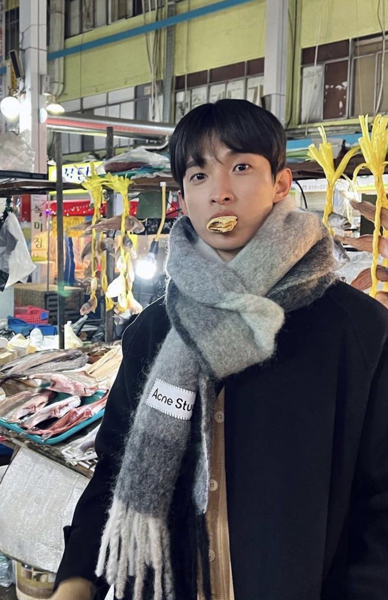 セブチのドギョムとしょせ同じマフラーなの私的にアツい❗️