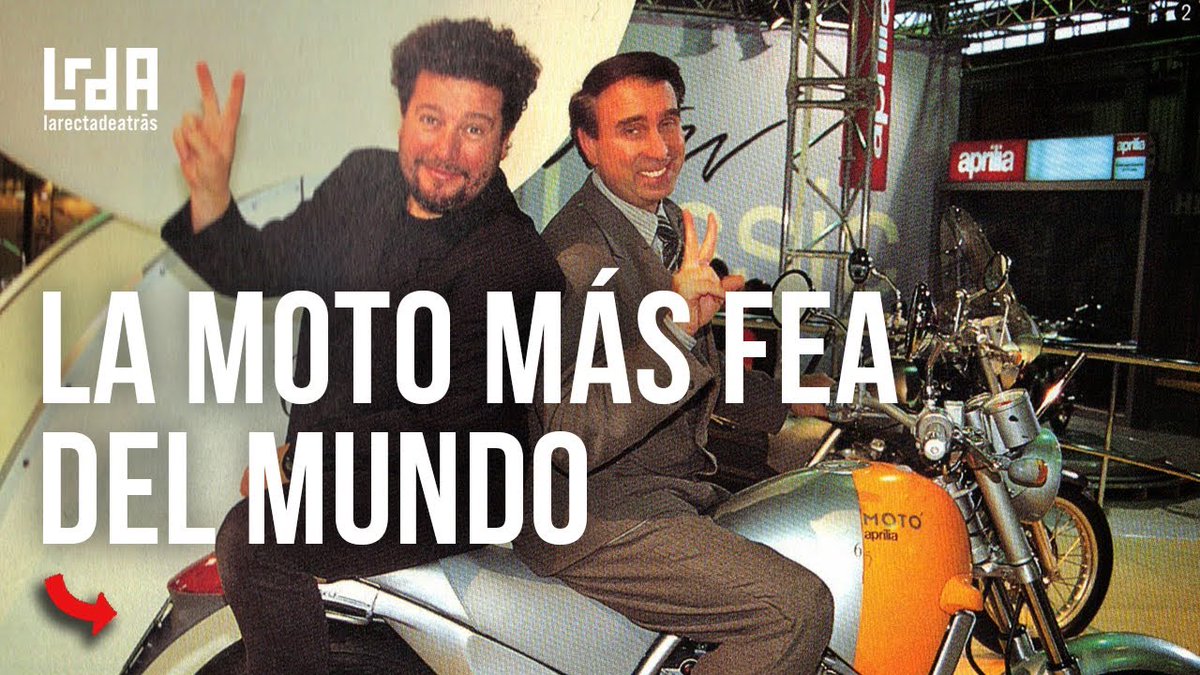 larectadeatras's tweet photo. Hace tiempo os preguntamos cuál era la moto más fea que se había fabricado. El resultado de vuestros votos, en el nuevo vídeo de #LRDA 👇
▶️ https://t.co/buhtXLcczK
Verlo es opcional, suscribirse y compartirlo es obligatorio 😜
#MotoGP #VideoOfTheDay #motorcycle #moto #motofea https://t.co/8Kea98M5ts