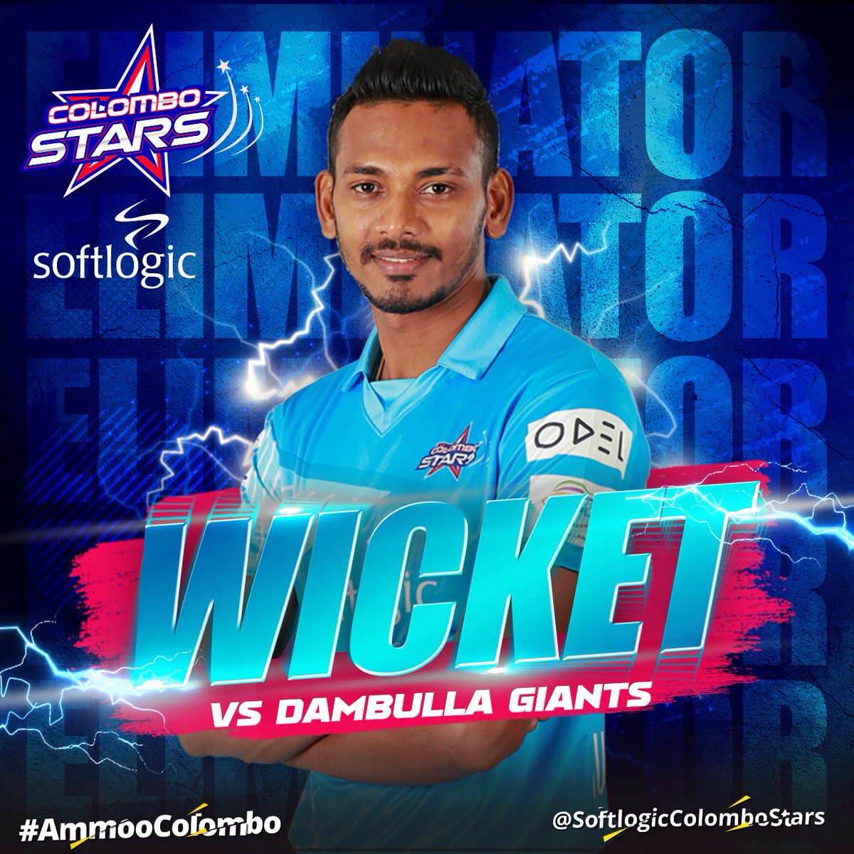 Speedster Chameera takes Dickwella with the first ball of the innings

#AmmooColombo #ColomboStars #Softlogic
