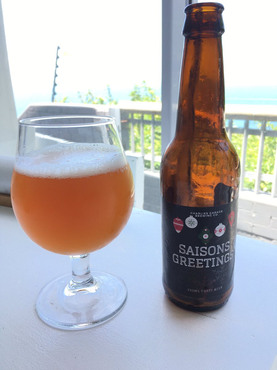 One of our 12 beers of Christmas. Strawberry saison. Only available from the taproom.