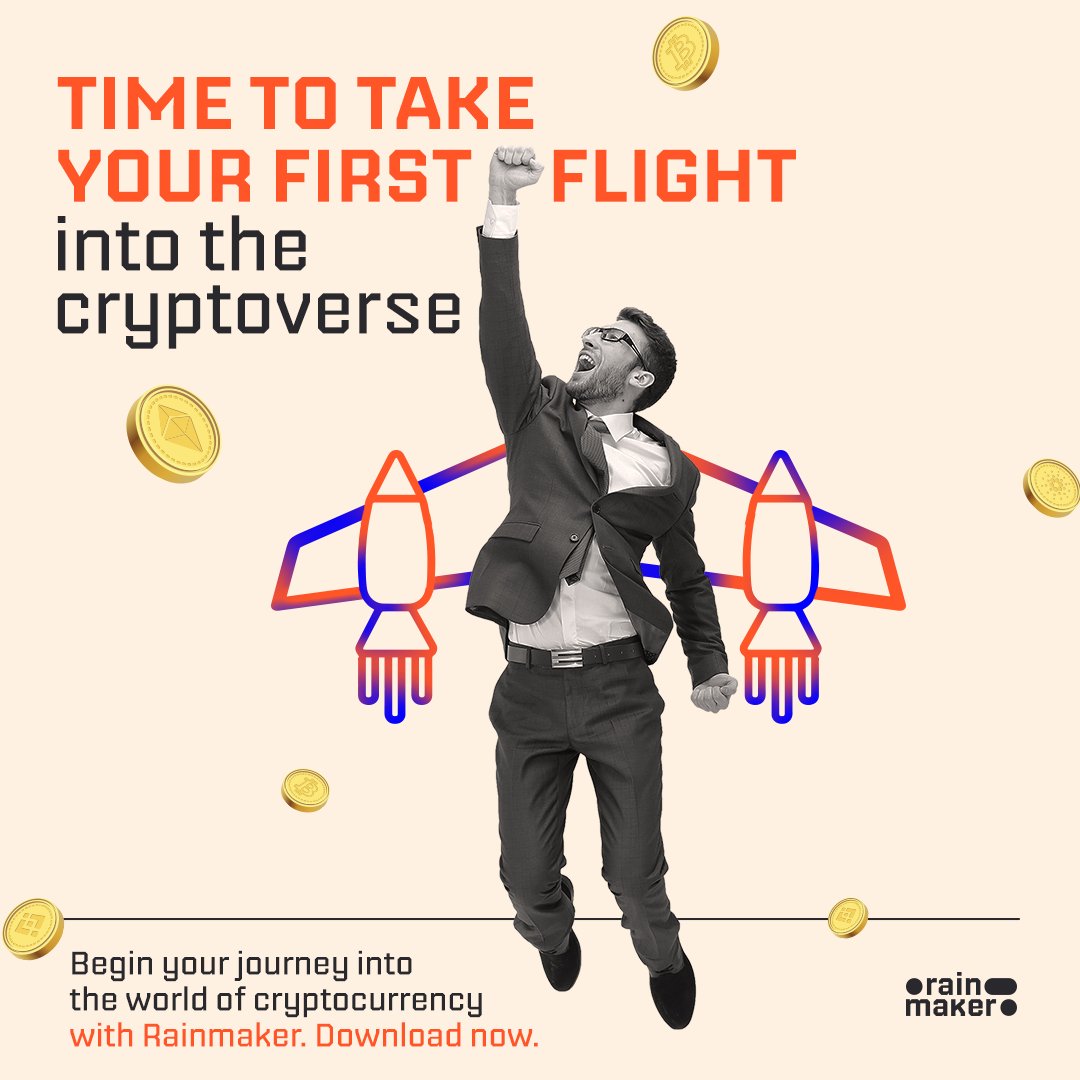 rainmaker_win's tweet photo. Begin your journey into the #cryptoverse NOW💰🤩

With #Rainmaker, you can: 
👉Safely devise strategies and use them to earn rewards
👉Exit bad strategies at any point without any real losses
and more!

Download now: https://t.co/0ptsBanY2P

#trading #SmartInvestment https://t.co/5Mh8y1bUr5