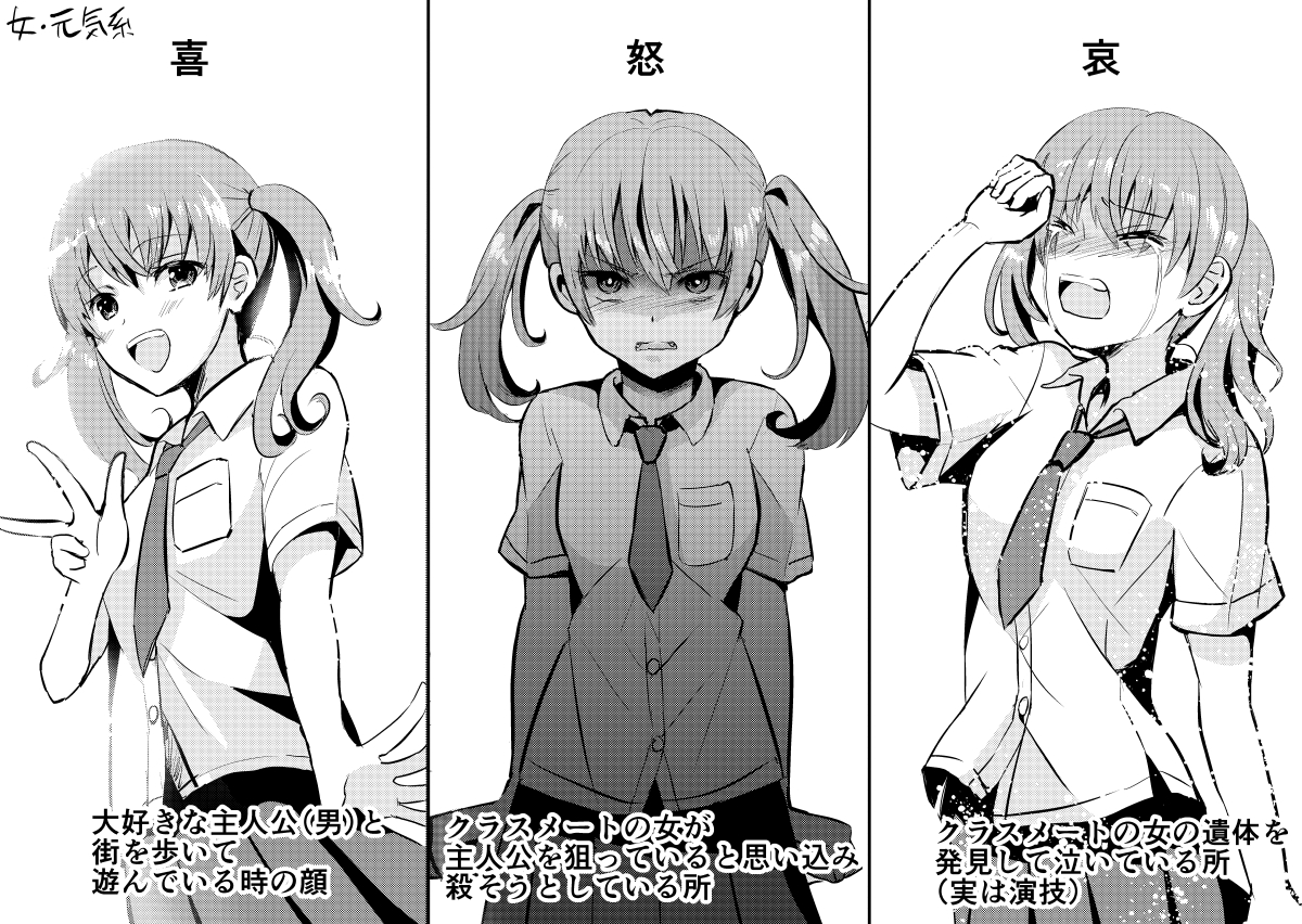 パルミーさんの今週の課題、全部終わったー!
表情練習・女性編まとめです
#絵描きさんと繋がりたい 