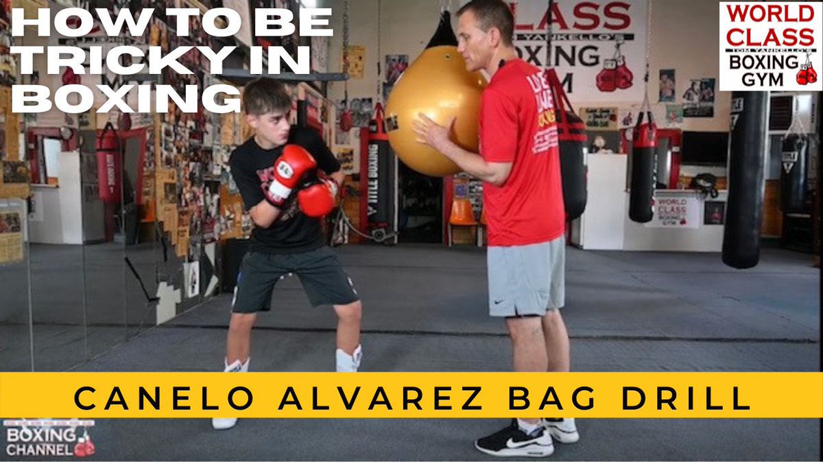 TomYankello's tweet photo. Learn how to setup the #overhandright and #lefthooktothehead by changing levels using a #waterbag Check out this drill in my latest YouTube release at https://t.co/Rsf812Vd7M https://t.co/P28MruVOxs